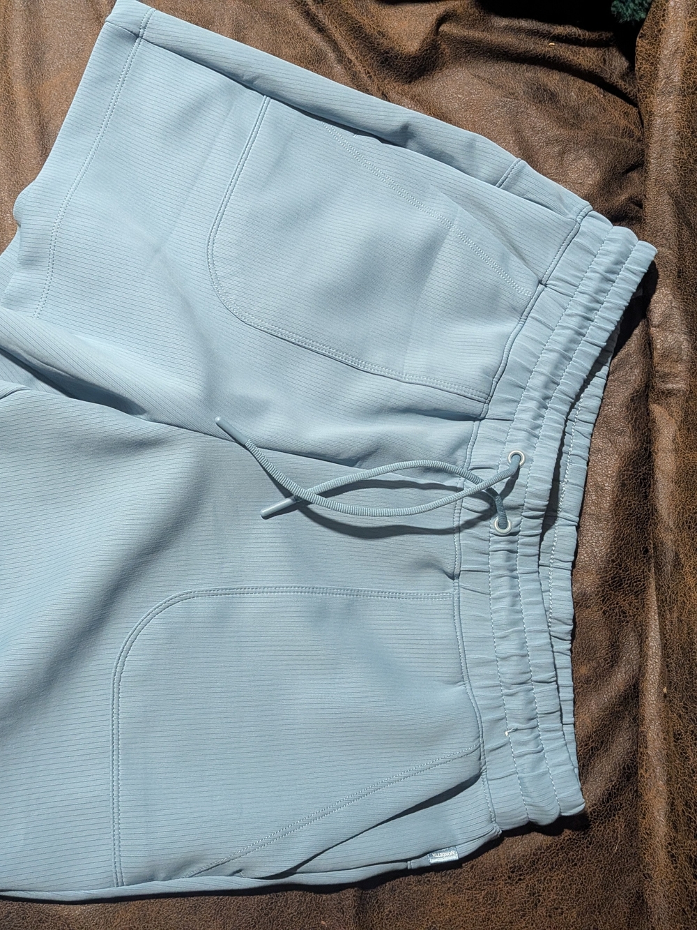 Mondetta Women's Light Blue Athletic Drawstring Shorts